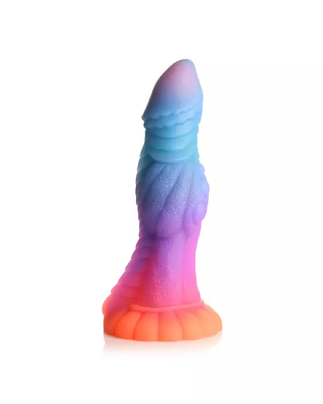 Image du Galactic Cock en silicone phosphorescent par XR Brands, sextoy créature alien-1