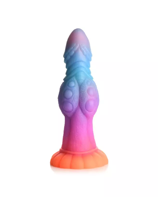 Image du Galactic Cock en silicone phosphorescent par XR Brands, sextoy créature alien-4