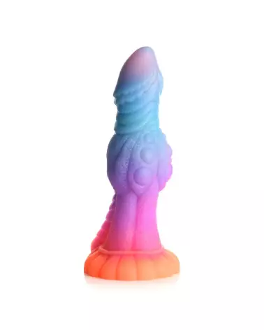 Image du Galactic Cock en silicone phosphorescent par XR Brands, sextoy créature alien-5