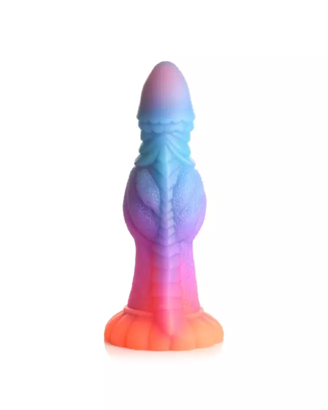 Image du Galactic Cock en silicone phosphorescent par XR Brands, sextoy créature alien-6
