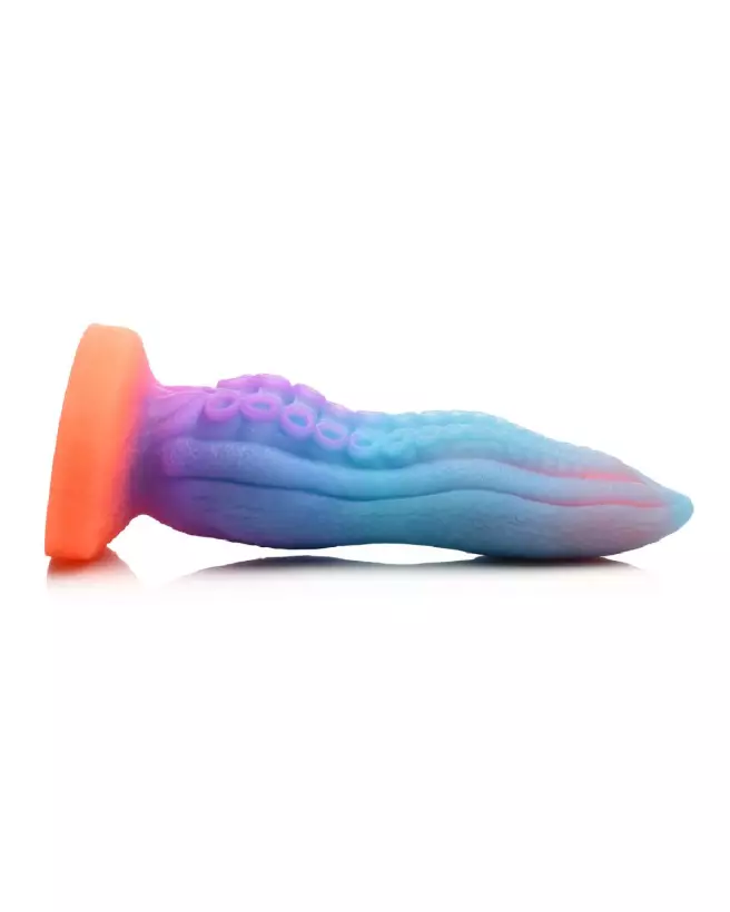 Tenta-Cock Glow-in-the-Dark Silicone Dildo par XR Brands-6