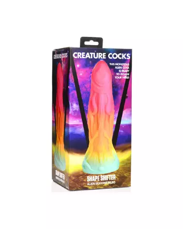 Shape Shifter XR Brands, dildo en silicone inspiré par des créatures, jouet intime unique-2