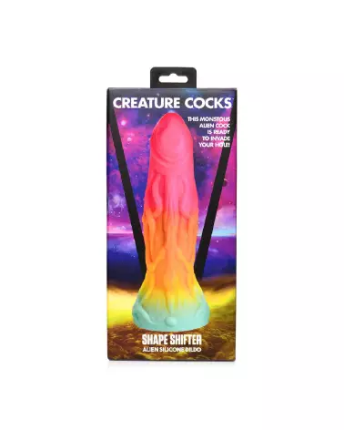 Shape Shifter XR Brands, dildo en silicone inspiré par des créatures, jouet intime unique-3