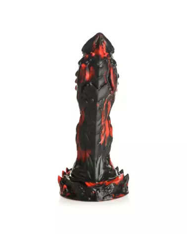 Grim Reaper Silicone Dildo Rouge Noir par XR Brands-5