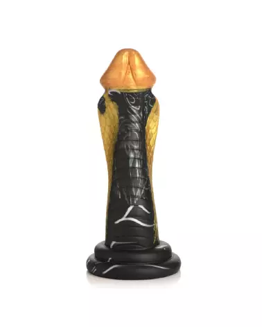 Golden Snake Dildo en silicone par XR Brands, sextoy créature pour plaisir intense-6