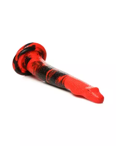 King Cobra Silicone Dildo 36 cm Red Black by XR Brands-5