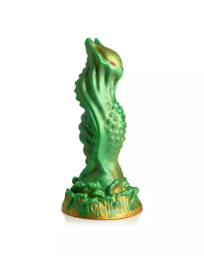Nebula Alien Silicone Dildo Green par XR Brands en silicone premium-1