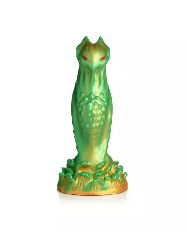 Nebula Alien Silicone Dildo Green par XR Brands en silicone premium-4