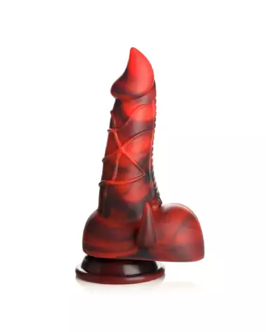 Horny Devil Silicone Dildo Red par XR Brands - Sextoy Créature-4