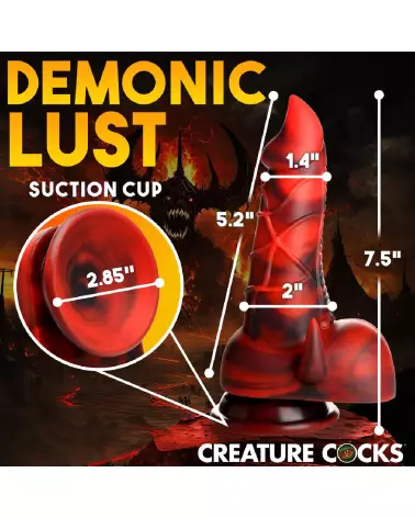 Horny Devil Silicone Dildo Red par XR Brands - Sextoy Créature-7