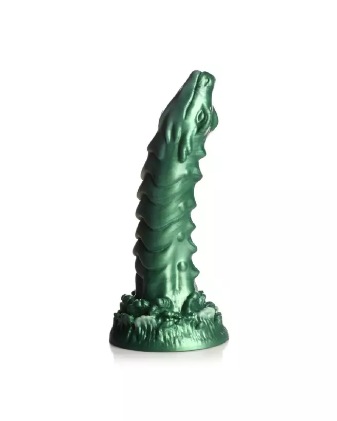 Cockness Monster Silicone Dildo Vert par XR Brands-1
