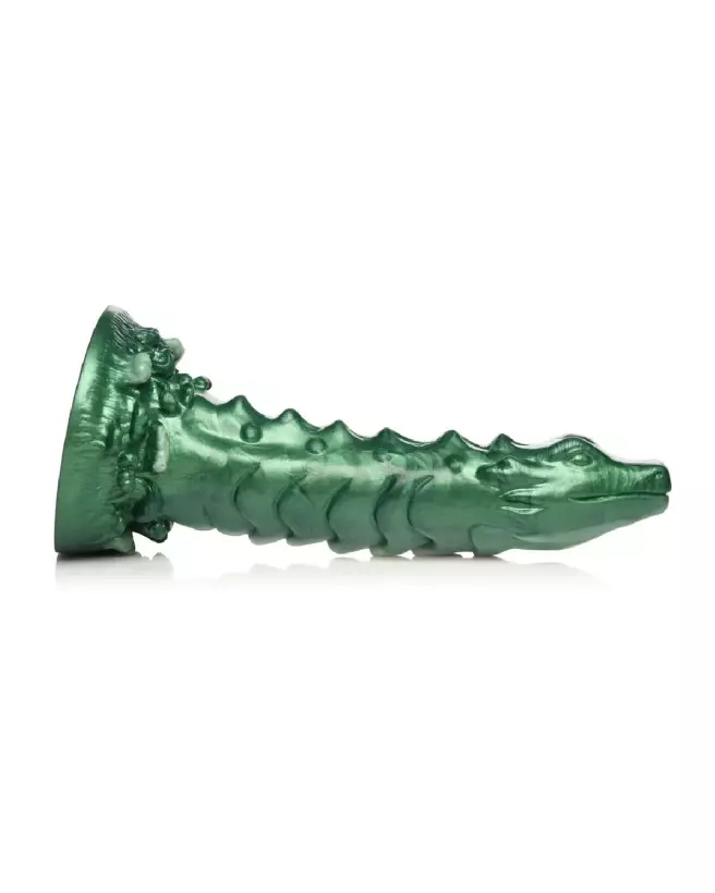 Cockness Monster Silicone Dildo Vert par XR Brands-6