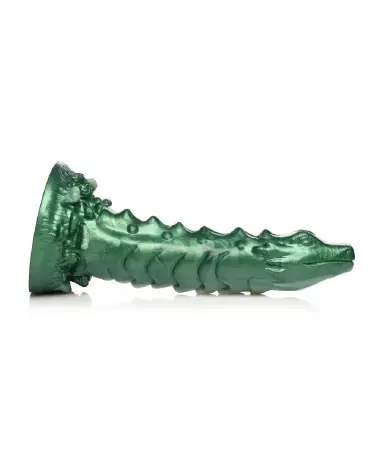 Cockness Monster Silicone Dildo Vert par XR Brands-6