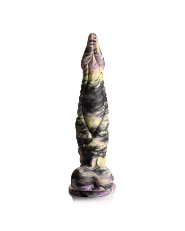 Dildo Cyclops Monster en silicone jaune violet noir de XR Brands-4