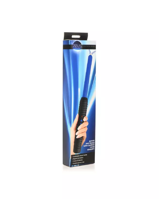 Shock Rod E-Stim Zapping Wand Blue par XR Brands pour électrostimulation-2