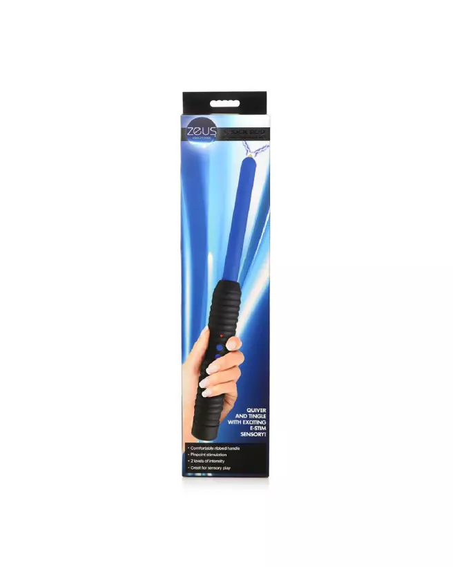 Shock Rod E-Stim Zapping Wand Blue par XR Brands pour électrostimulation-3