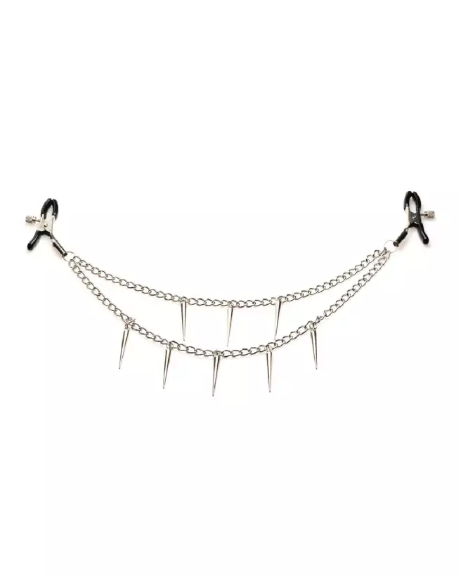 Image des Pinces à Tétons Daggers Double Chain de XR Brands-1