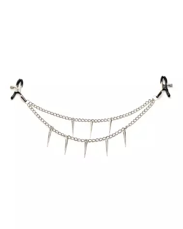 Image des Pinces à Tétons Daggers Double Chain de XR Brands-1