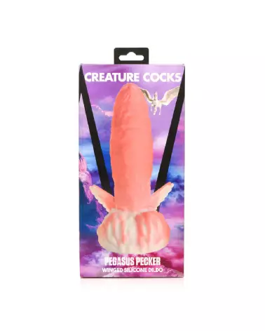 Pegasus Pecker Winged Silicone Dildo Pink par XR Brands-3