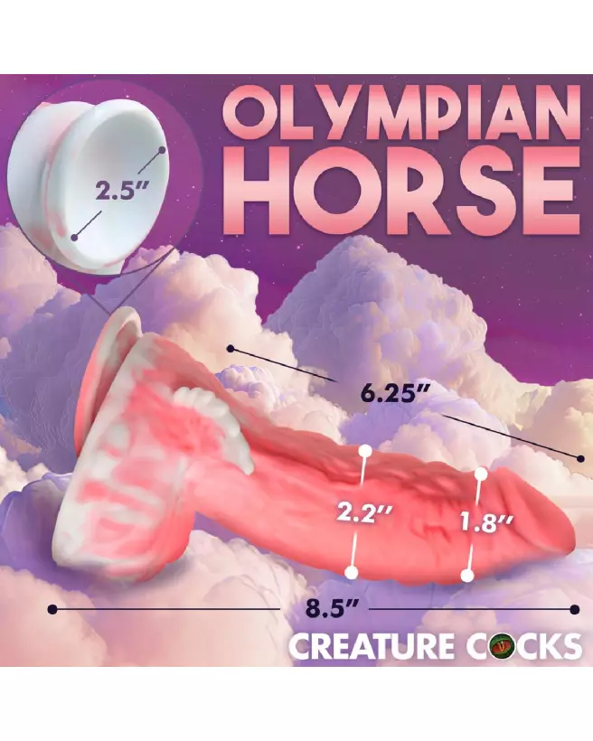 Pegasus Pecker Winged Silicone Dildo Pink par XR Brands-7
