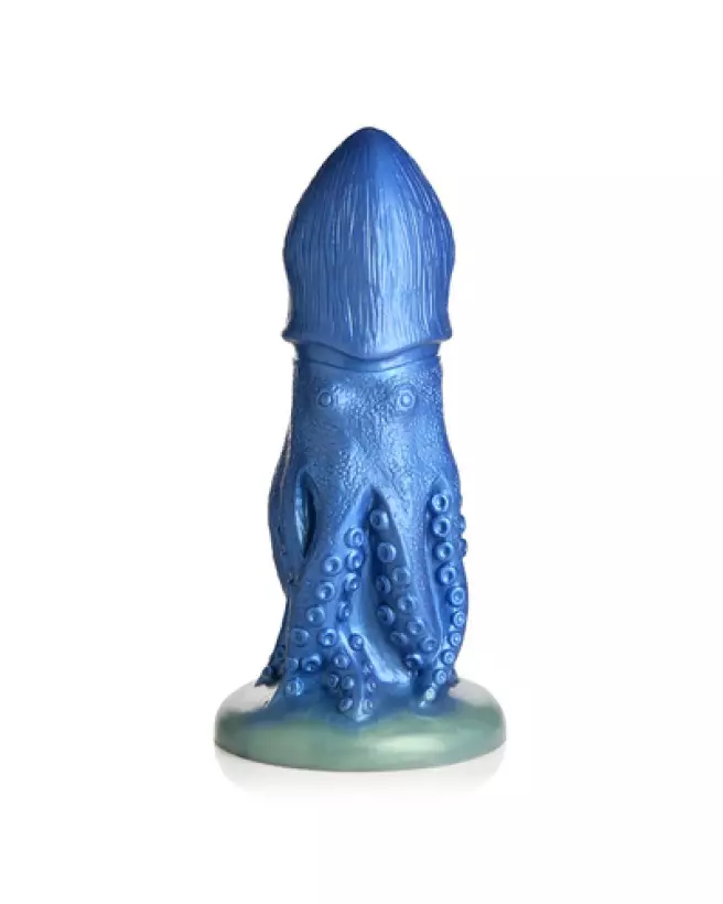 Image du Cocktopus Octopus Silicone Dildo bleu par XR Brands - Sextoy en forme de créature marine-1