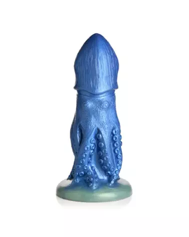 Image du Cocktopus Octopus Silicone Dildo bleu par XR Brands - Sextoy en forme de créature marine-1