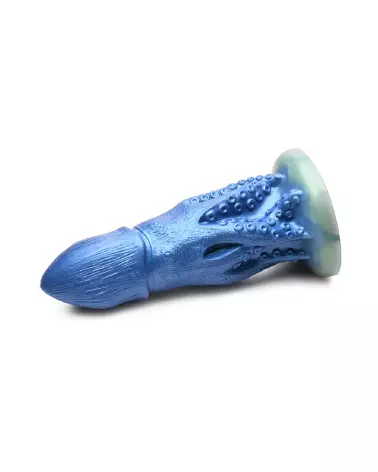 Image du Cocktopus Octopus Silicone Dildo bleu par XR Brands - Sextoy en forme de créature marine-4