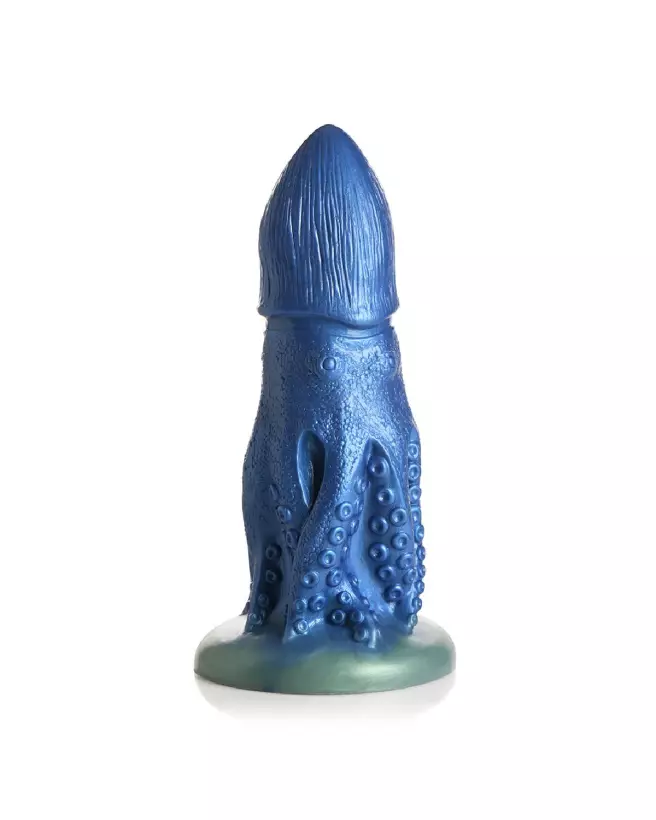 Image du Cocktopus Octopus Silicone Dildo bleu par XR Brands - Sextoy en forme de créature marine-5