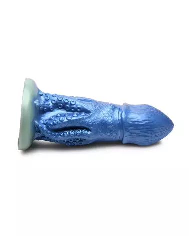Image du Cocktopus Octopus Silicone Dildo bleu par XR Brands - Sextoy en forme de créature marine-6