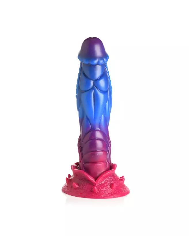 Intruder Alien Silicone Dildo Purple par XR Brands, sextoy créature-6