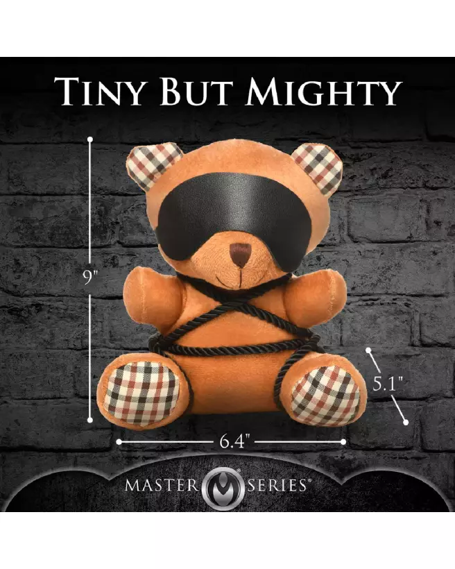 Peluche Rope Bondage Bear par XR Brands, design unique et collector-7