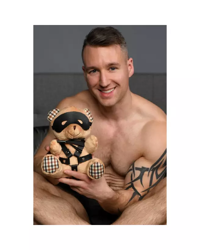 Peluche BDSM Bear par XR Brands, jouet doux et audacieux pour collectionneurs adultes-6