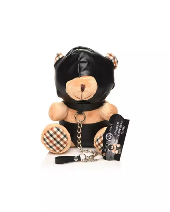 Image du Hooded Bondage Bear par XR Brands, peluche unique collector-1