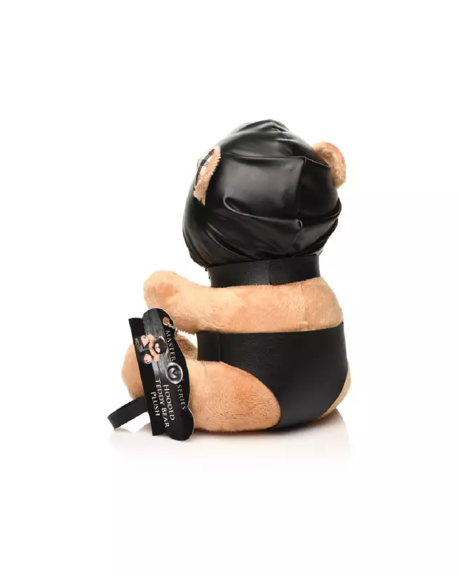 Image du Hooded Bondage Bear par XR Brands, peluche unique collector-3