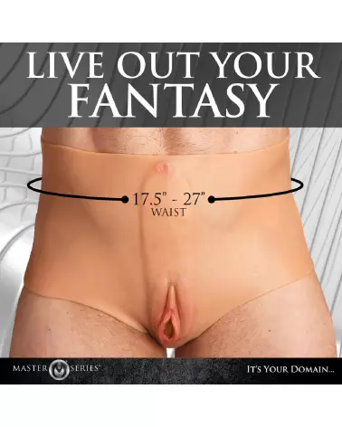 Pussy Panties silicone réaliste XR Brands, seconde peau confortable-7