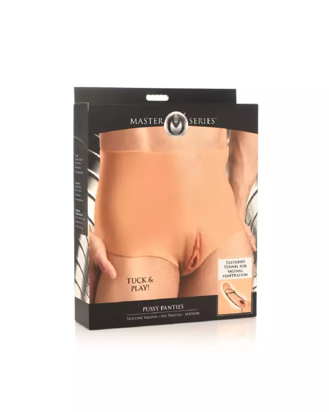 Pussy Panties Silicone Vagina M de XR Brands en Seconde Peau-2