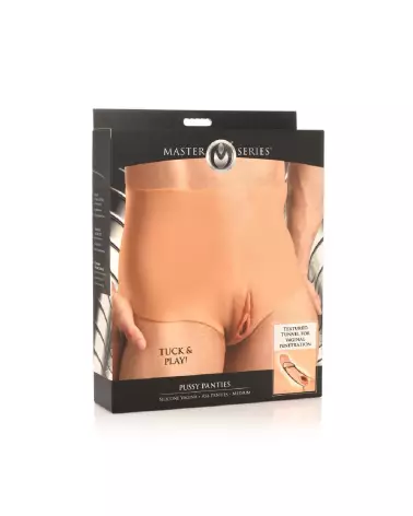 Pussy Panties Silicone Vagina M de XR Brands en Seconde Peau-2