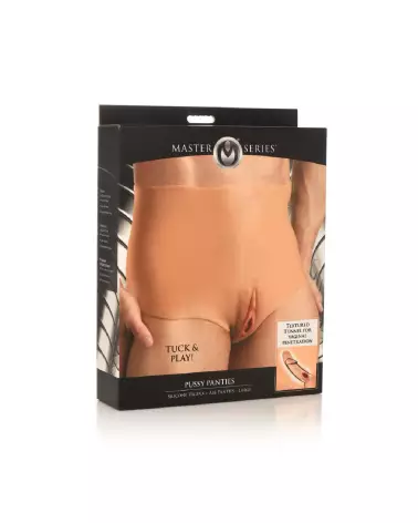 Image de Pussy Panties Silicone Vagina and Ass de XR Brands en taille L-2