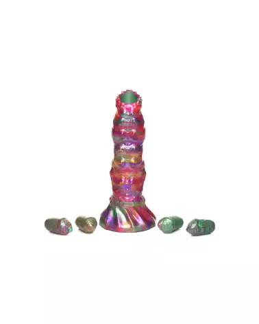 Larva Silicone Ovipositor Dildo with Eggs by XR Brands - Unique Creature Sextoy-1