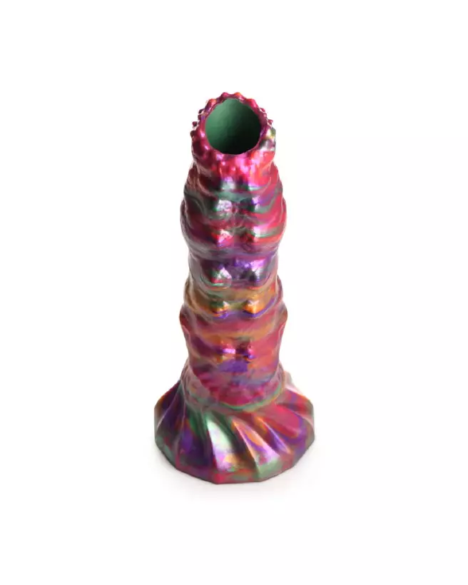 Larva Silicone Ovipositor Dildo with Eggs by XR Brands - Unique Creature Sextoy-3