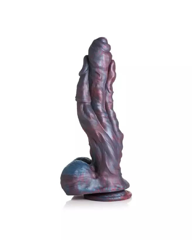 Image du dildo Hydra Sea Monster en silicone violet de XR Brands-4