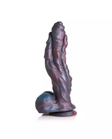 Image du dildo Hydra Sea Monster en silicone violet de XR Brands-4
