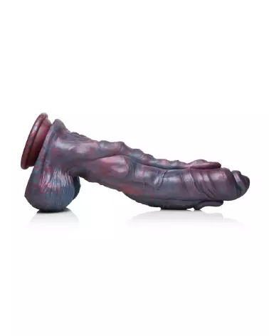 Image du dildo Hydra Sea Monster en silicone violet de XR Brands-6