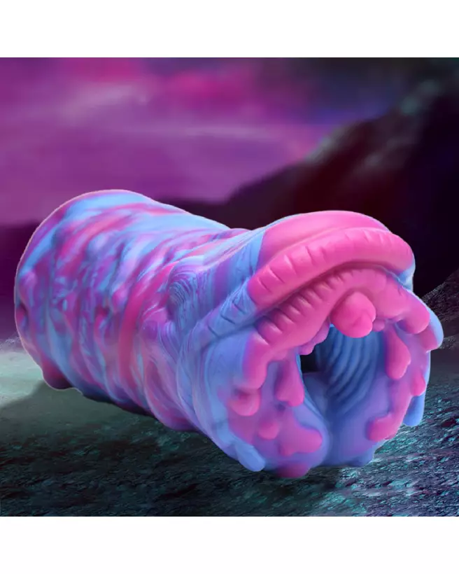 Image du Stroker Alien en Silicone Cyclone - Vagin Alien Violet par XR Brands-6