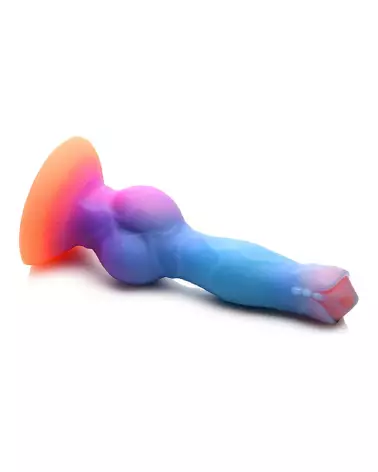 Space Cock Silicone Alien Dildo Glow in the Dark par XR Brands-4