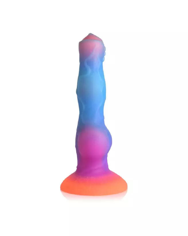Space Cock Silicone Alien Dildo Glow in the Dark par XR Brands-6