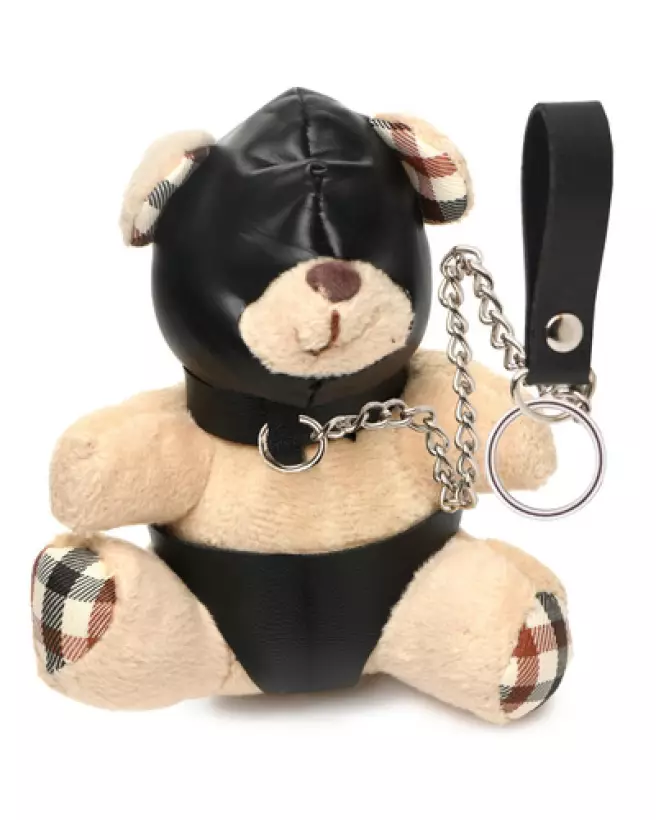 Porte-clés peluche Hooded Teddy Bear Tan de XR Brands-1