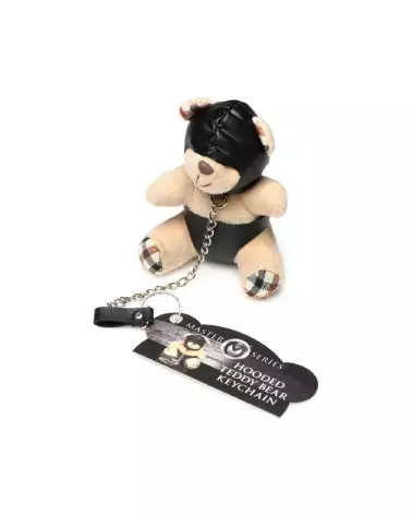 Porte-clés peluche Hooded Teddy Bear Tan de XR Brands-2