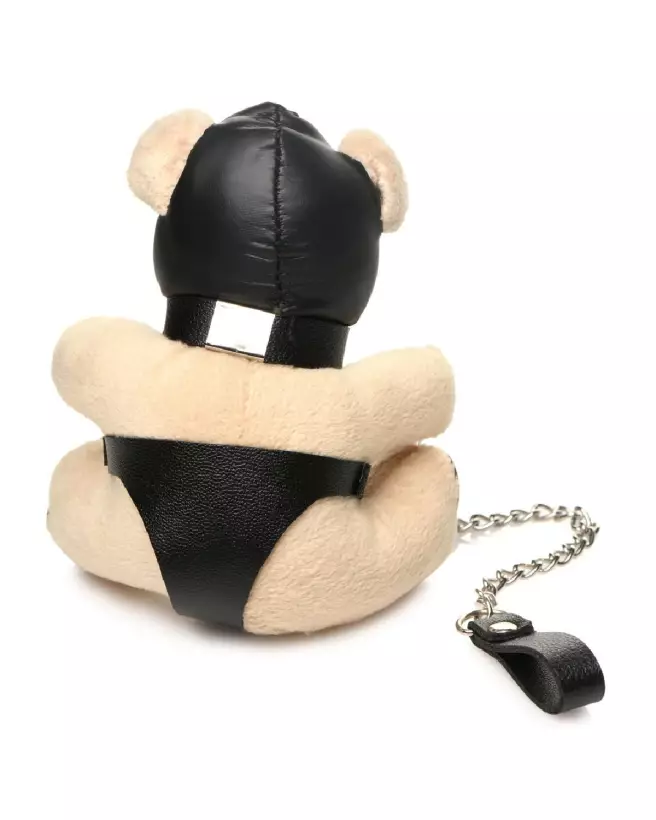 Porte-clés peluche Hooded Teddy Bear Tan de XR Brands-3