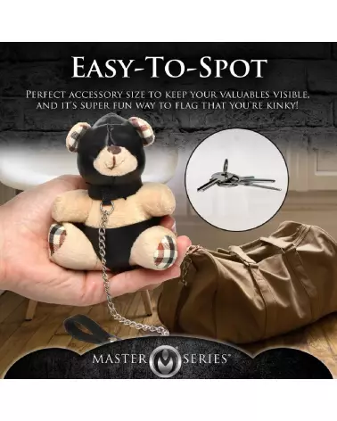 Porte-clés peluche Hooded Teddy Bear Tan de XR Brands-5